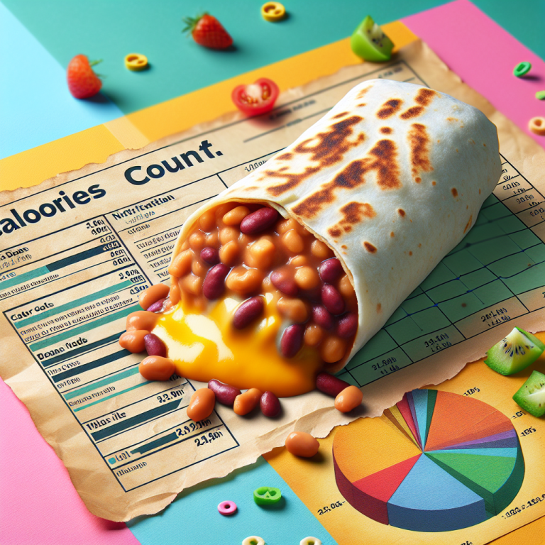 How Many Calories In A Bean And Cheese Burrito From Taco Bell