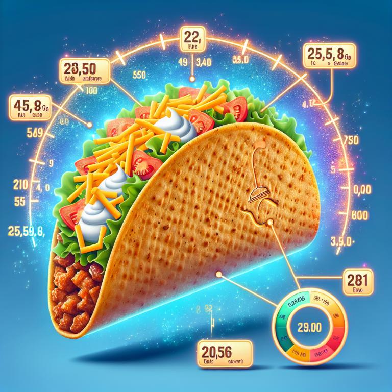 Taco Bell Doritos Locos Taco Supreme Calories