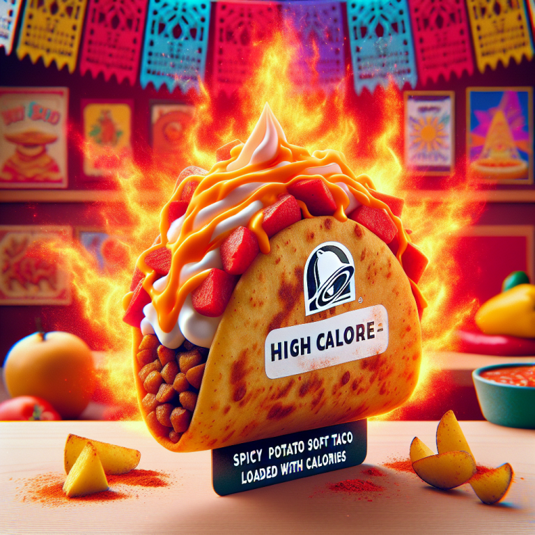 Taco Bell Spicy Potato Soft Taco Calories