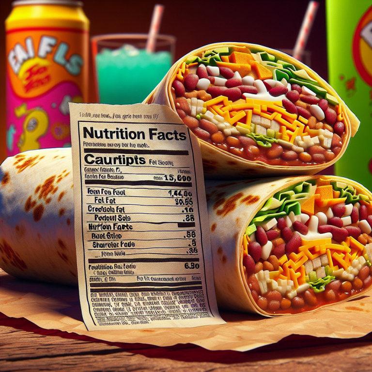 Calories In A Bean Burrito Taco Bell