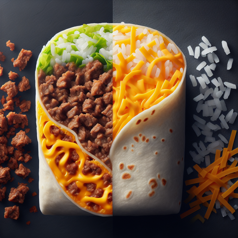 Taco Bell Cheesy Double Beef Burrito Calories