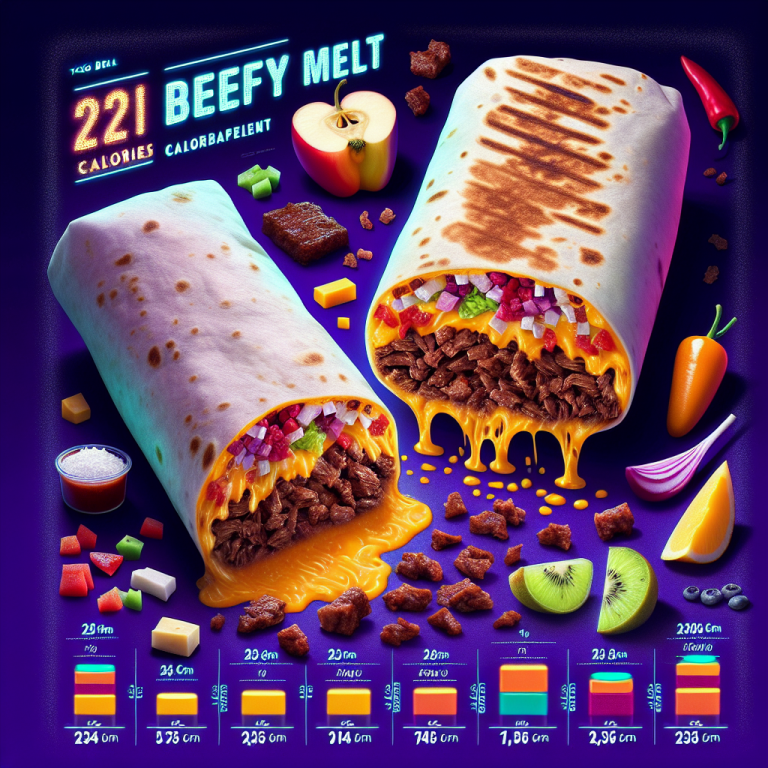 Taco Bell Beefy Melt Burrito Calories