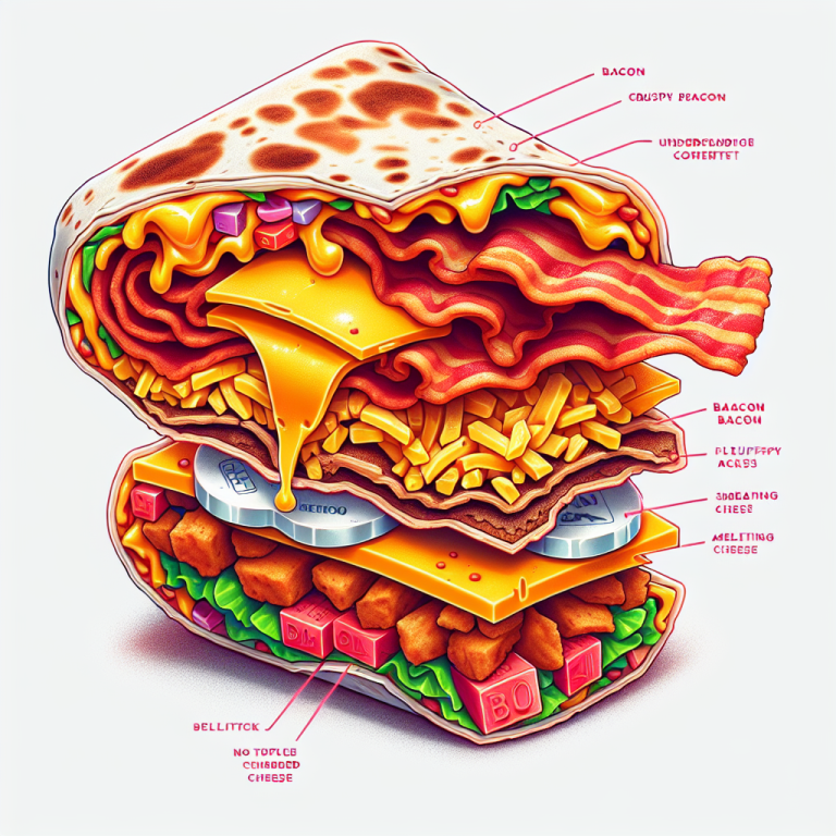 Understanding the Caloric Content of Taco Bell’s Bacon Crunchwrap