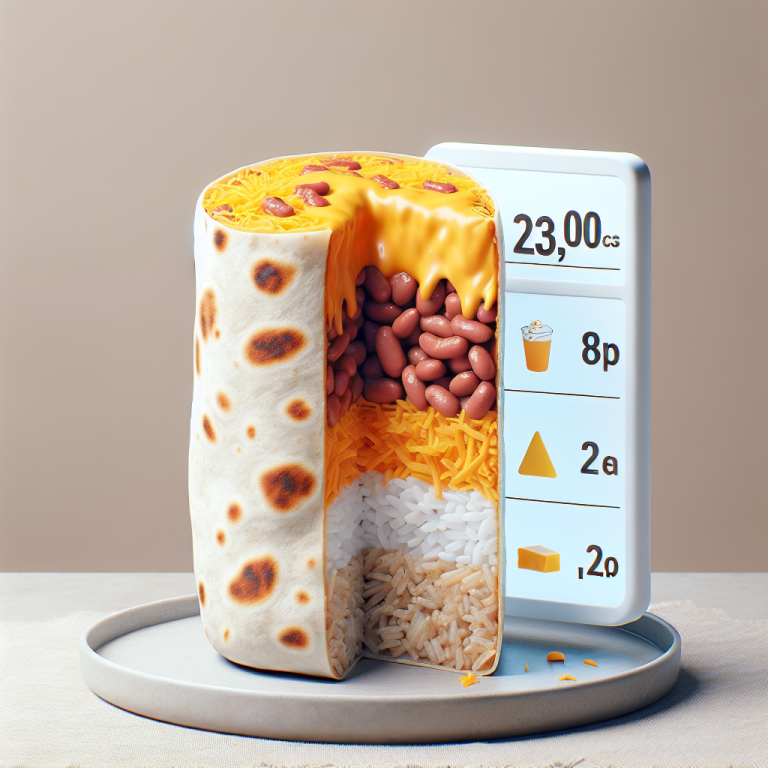 Unwrapping the Truth: How Many Calories Are in Taco Bell’s Cheesy Bean and Rice Burrito?