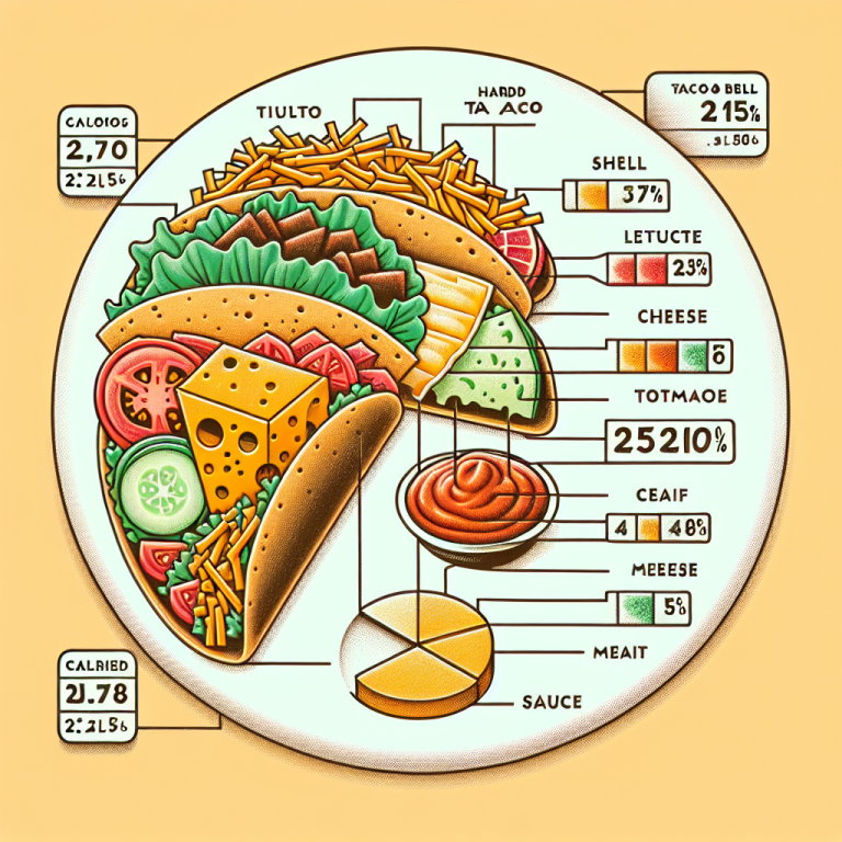 Understanding the Caloric Breakdown of a Taco Bell Hard Shell Taco