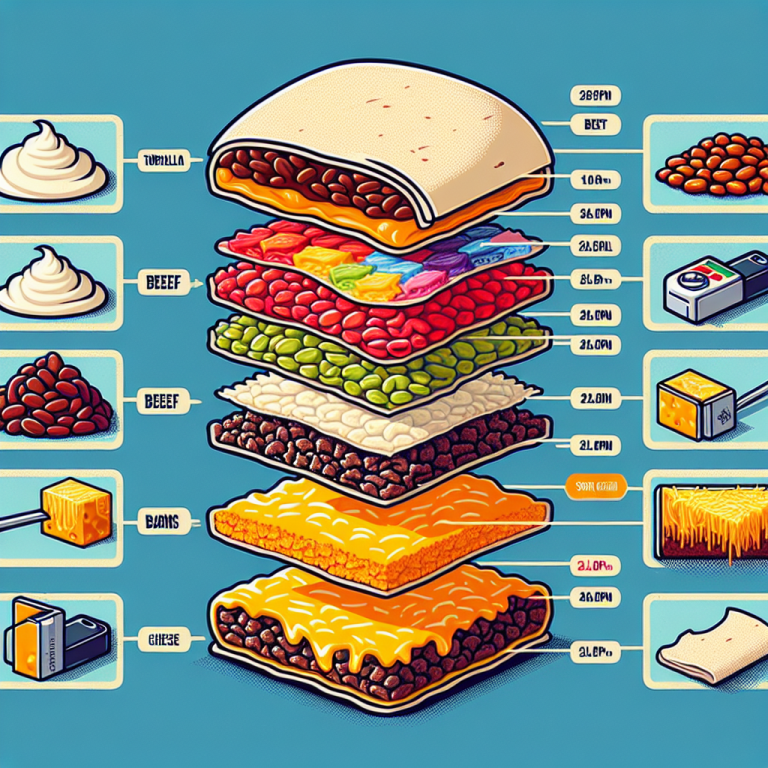 Unpacking the Calories: Taco Bell’s Beefy 5-Layer Burrito