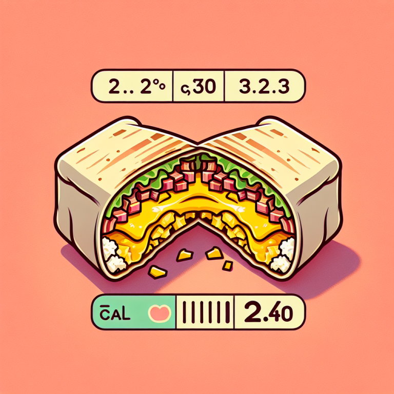 Unwrapping the Calories: How Many in Taco Bell’s Breakfast Crunchwrap?